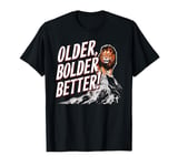 Older Bolder Better Lion Graphic T-Shirt