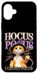 iPhone 16 Plus Hocus Pocus I Cannot Focus Funny Cat Design Case