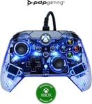 Manette De Jeu Filaire Led Afterglow - Lumières Colorées Rgb Hue - Connecteur Usb - Commandes Audio - Manette De Jeu À Double Vibration - Xbox Series X|S, Xbox One, Pc