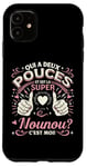 Coque pour iPhone 11 Super Nounou Qui Dechire Cadeau Anniversaire Nounou Original