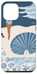 Coque pour iPhone 15 Pro Max Coquette Cute Beachy Blue Collage Art – Preppy Esthétique