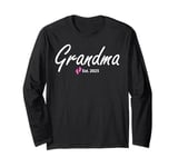 New Grandma of a baby Girl Established 2025 Long Sleeve T-Shirt