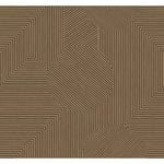 Papier peint panoramique imitation bois en 3D marron Origin Wallcoverings