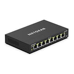 NETGEAR (GS308EV4) Switch Ethernet 8 Ports RJ45 Métal Gigabit(10/100/1000),Switch RJ45 Web Manageable Serie Plus, Plug-and-Play, Silencieux sans Ventilateur , positionnement sur Un Bureau ou au Mur