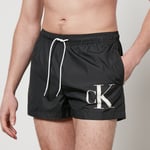 Calvin Klein Swimwear Logo-Print Shell Short Swimming Shorts - L