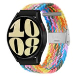 Flettet elastisk armbånd Samsung Galaxy Watch 6 (44mm) - lightrainbow