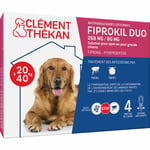 Clement Thekan Anti-Puces Anti-Tiques Chien 20-40kg 4 Pipettes Pipette(S) Unidose(S) 11 ml