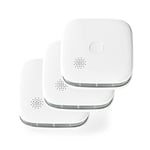 Nedis SmartLife Savunilmaisin, Wi-Fi, 85 dB - Valkoinen