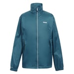 Regatta Mens Lyle IV Waterproof Hooded Jacket (Moroccan Blue/Citron Lime) - Medium Blue material_Synthetic - Size Small