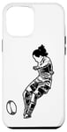 Coque pour iPhone 12 Pro Max Joueuse de rugby