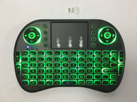 Mini clavier sans fil rétro4.2,langue engourdie française,clavier Air Mouse avec TouchSub RGB,PC TV Box,clavier Gamer Air Kit Key Pad,clavier - Type English Backlit