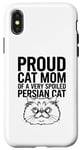 iPhone X/XS Proud Cat Mom Of A Very Spoiled Persian Cat Case