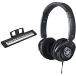 Yamaha NP-35 Piaggero Digital Keyboard with 76 Graded Soft-Touch Sensitive Keys bundled with HPH-150 Headphones