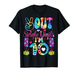 Peace Out Single Digits I'm 10 Birthday Girl 10th Years Old T-Shirt