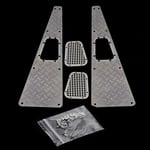 For Traxxas TRX4   Defender W016 Model Car Hood Skid Plate Set