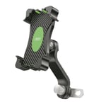 XO C118 Moto - Scooter - Support Quad pour Smartphone avec rotation et réglage de l'angle Noir - Neuf