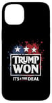 iPhone 14 Plus Trump Won It's A Yuge Deal - Funny Political Election 2024 Case