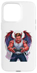 iPhone 15 Pro Max Battle Scarred Devil Angel Unleashed Power Tee. Case