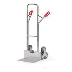 fetra Diable pour escaliers en aluminium 1326 3-bras. roue-étoile - charge max. 200kg pelle 30x48cm