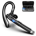 Bluetooth-headset med mikrofon, In-Ear Handsfree-headset Kompatibelt med iPhone Android Smartphones och Tablets