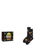 Happy Socks 2-Pack Blast Off Burger Socks Gift Set Svart