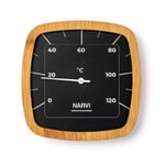 Bastutermometer Narvi Aluminium/Bambu