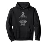 Jane Austen Pride and Prejudice Quote Book Reading Pullover Hoodie