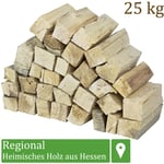 Bois de chauffage 25 kg Pour Poêle et Cheminée Brasero Grill Panier à Feu Bûches de Bois de mâchoire 25 cm flameup