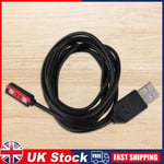 USB Charging Cable Charger Adapter for Pebble Steel Smartwatch Watch Black