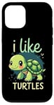 iPhone 12/12 Pro I Like TURTLES Cartoon Turtle Case