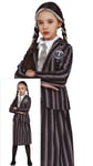 FIESTAS GUIRCA Fille de Famille Gothique Costume Uniforme Scolaire - Déguisement Halloween Fille 5-6 Ans