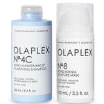 Olaplex Clarifying Shampoo Bundle No.4C and No.8