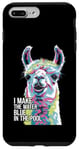 iPhone 7 Plus/8 Plus Funny Llama "I Make the Water Blue" Pool Party Joke Case