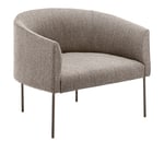 Living Divani - Era Armchair, Fabric Cat. Top 32a Prestige 19 - Nojatuolit - David Lopez Quincoces - Vihreä - Luonnollinen materiaali/Metalli/Muovi