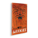 Komar Komar Tableau sur châssis – La Guerre des Étoiles Don't Upset Wookiee – Dimensions : 40 x 60 cm – Image murale pour chambre d'enfant