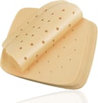 Firkantet perforert bakepapir for Air Fryer 100-pakning beige 20 cm