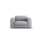 Habitat Ayr Fabric Cuddle Chair - Grey