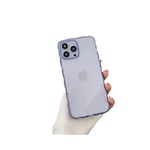 PASUTO Compatible avec l'iPhone 14pro Max Cas, Transparent Mignon Curly Girl Simple Vague Cas de téléphone Portable Femmes Soft TPU Protection Cas Transparent Bleu