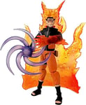 BANDAI Anime Heroes Beyond Naruto Series Naruto Uzumaki Action Figure, 17cm Naruto Figure With Extra Hands And Accessories, Naruto Shippuden Anime Figure, Action Figures For Boys And Girls