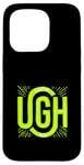 Coque pour iPhone 15 Pro Pouah vert ! Mood Green Graphic