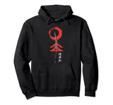 The Ghost Samurai Japanese Warrior Sword Pullover Hoodie