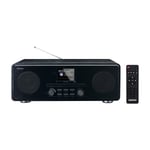 Lenco DAR-061BK DAB/FM-radio CD-Soittimella ja Bluetoothilla