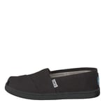 TOMS YOUTH ALPARGATA Black Canvas UK4.5