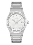 BOSSCandor Automatic Watch - Silver/White