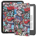 Kindle Touch 6&quot; (11th Gen 2022) Designer Folio Case Graffiti