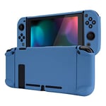 eXtremeRate PlayVital Coque de Protection pour Nintendo Switch Console Coque Grip Protection Manette pour Switch Joycon Housse de Protection pour Switch(Bleu Armée)