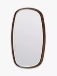 Gallery Direct Keaton Oval Wood Frame Wall Mirror, 90 x 55cm