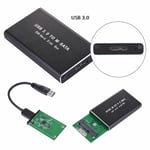 USB 3.0 to mSATA External Enclosure Converter Adapter Hard Disk SSD Case Box UK