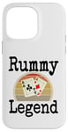 iPhone 14 Pro Max Funny Rummy Legend Card Game Winner Winning Game Night Dad Case