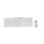 CHERRY Stream Desktop Recharge clavier Souris incluse RF sans fil AZERTY Belge Gris - Neuf